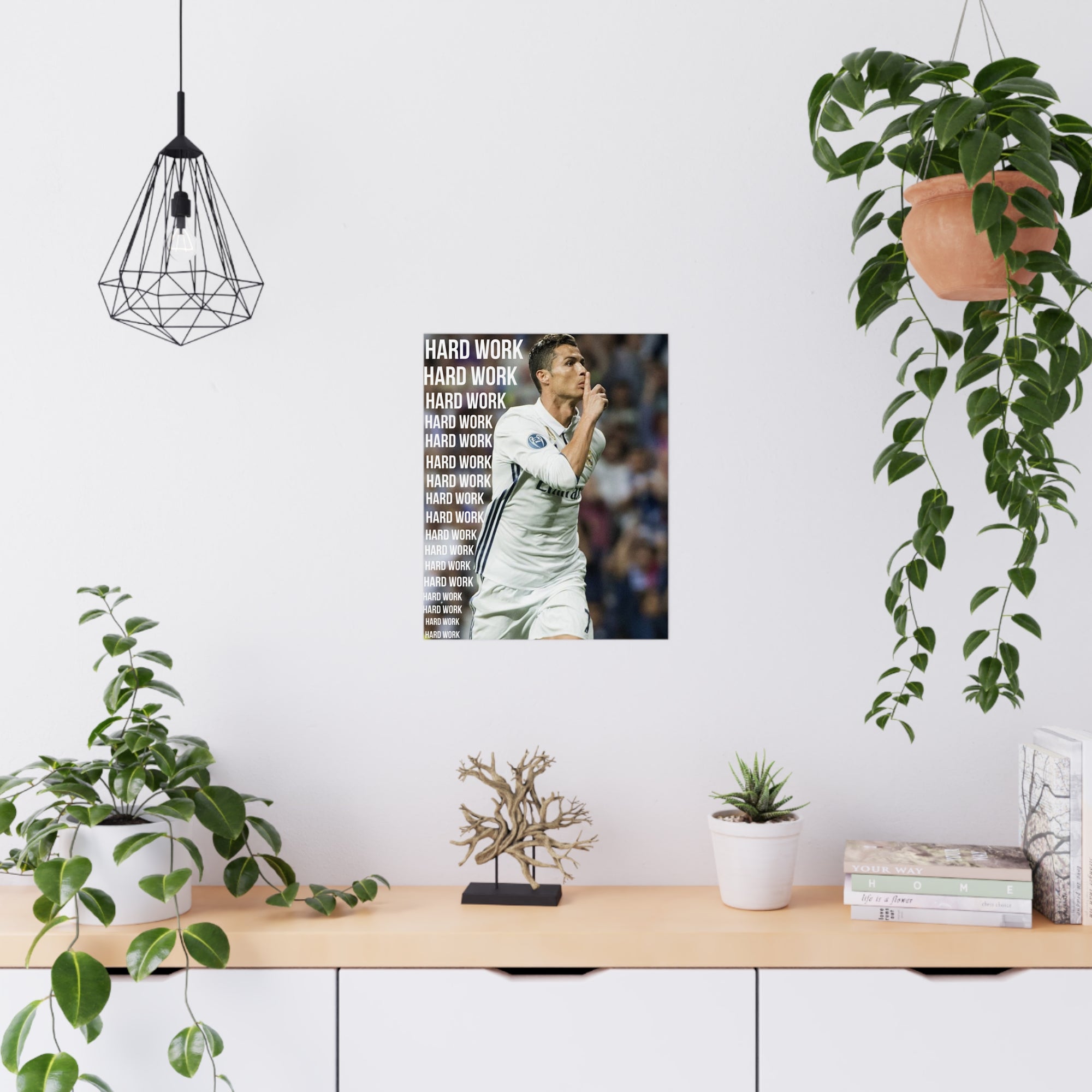 CR7 - Hard Work Poster.