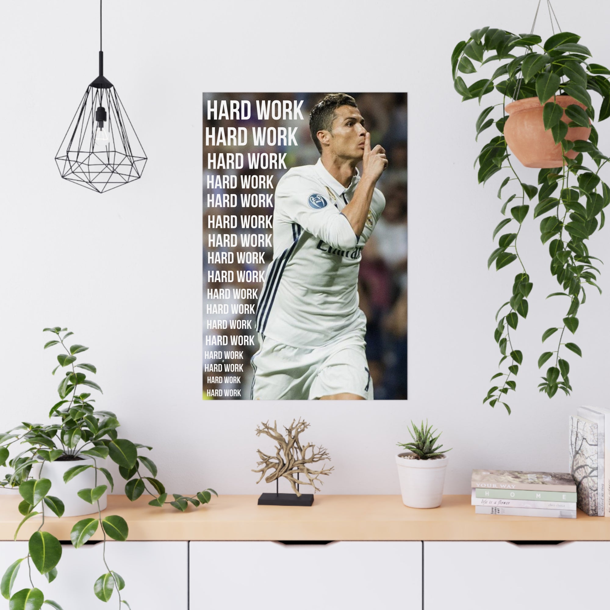 CR7 - Hard Work Poster.
