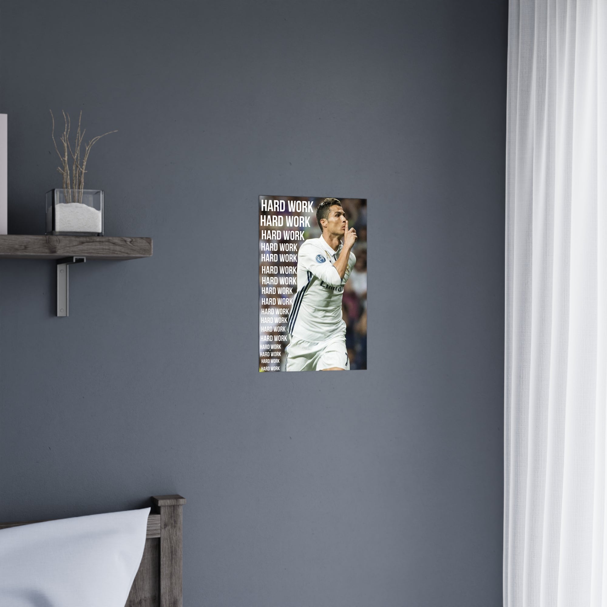 CR7 - Hard Work Poster.