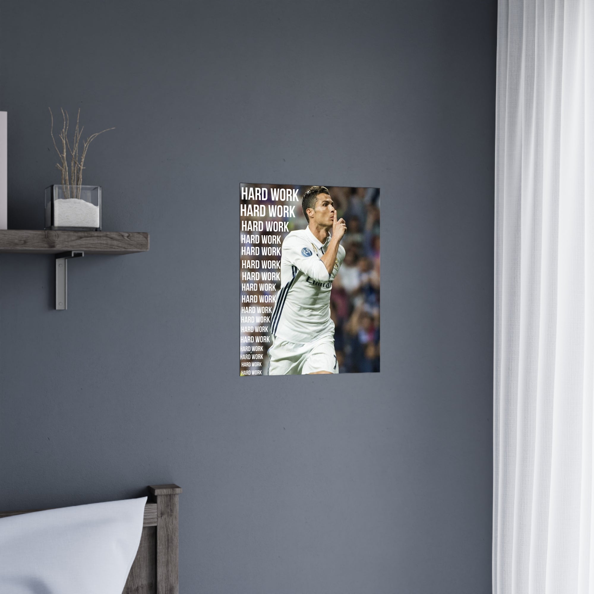 CR7 - Hard Work Poster.