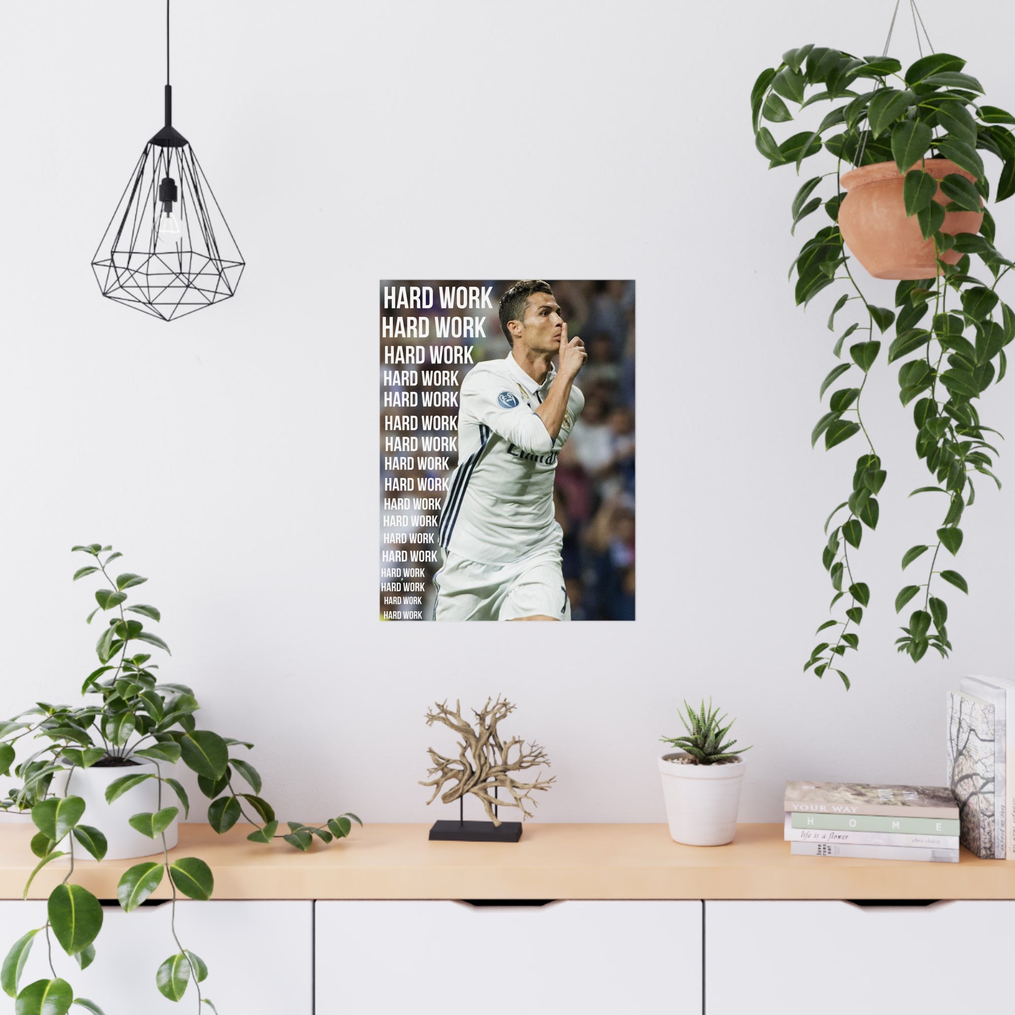 CR7 - Hard Work Poster.