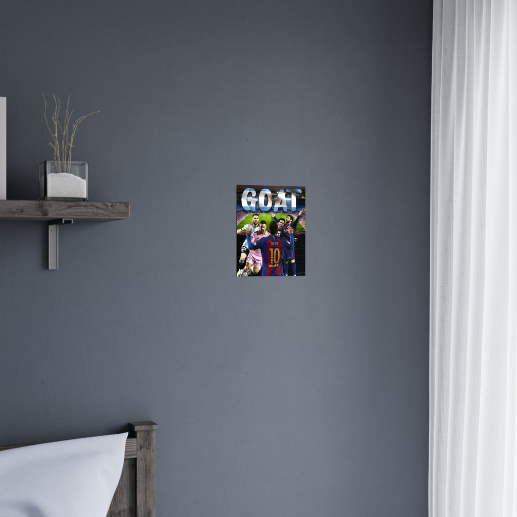 Lionel Messi "GOAT" Poster
